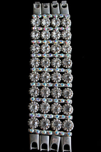Armband 4 rijen - crystal